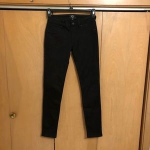 Giuliano Skinny Black Jeans